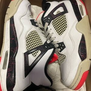 Air Jordan Black and Red Sneakers